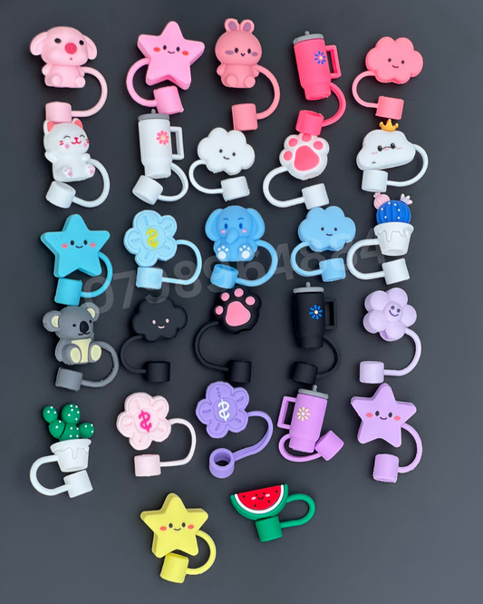 10mm cute straw covers