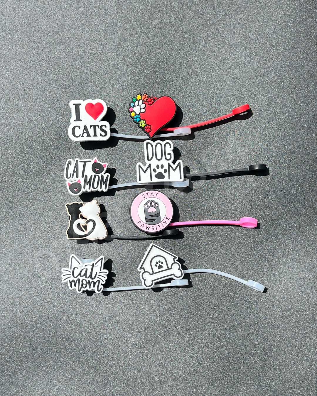 Animal lovers theme Straw covers (8mm)