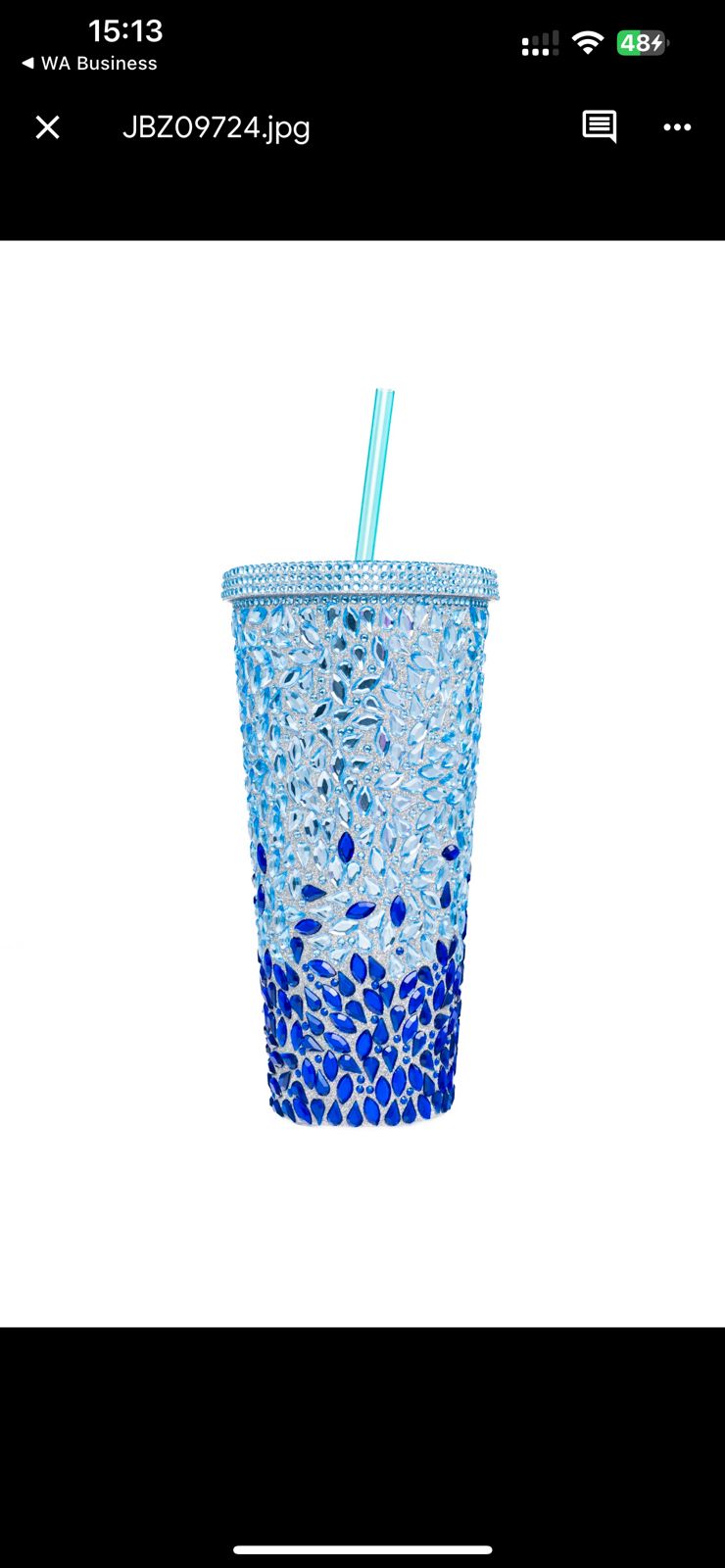 Sparkle Rhinestone Tumbler