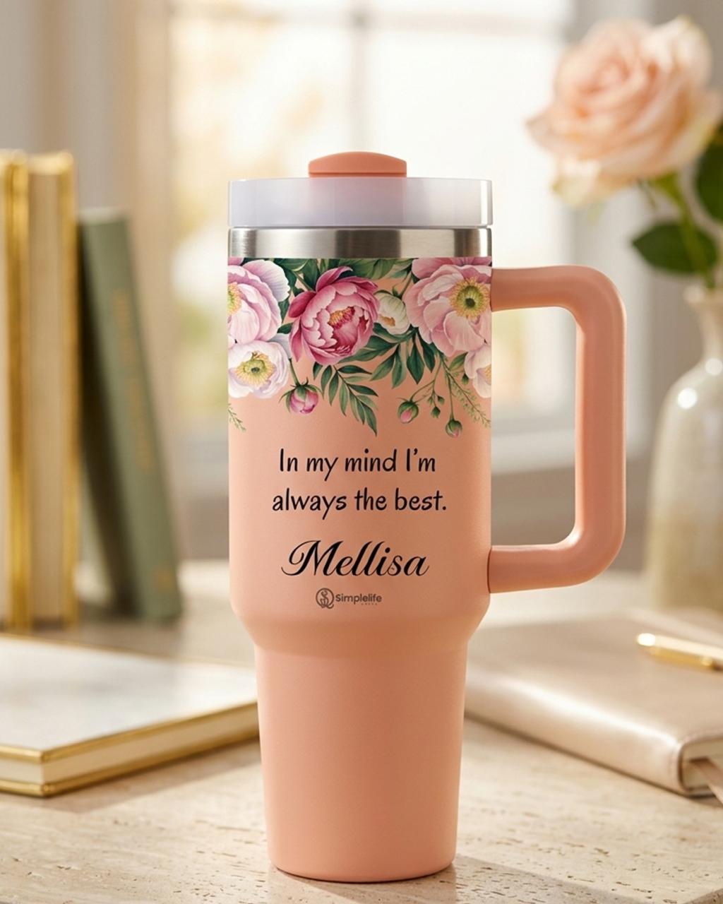 Bible Verse Flower Stanley Mug
