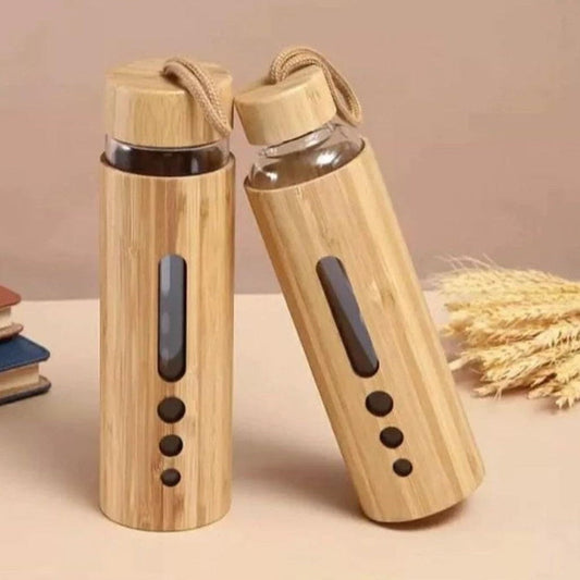 Bamboo Glass Bottle