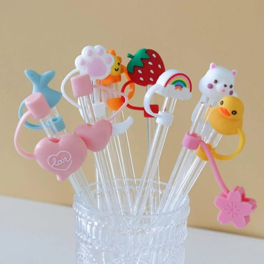 Animal Theme  Straw Covers