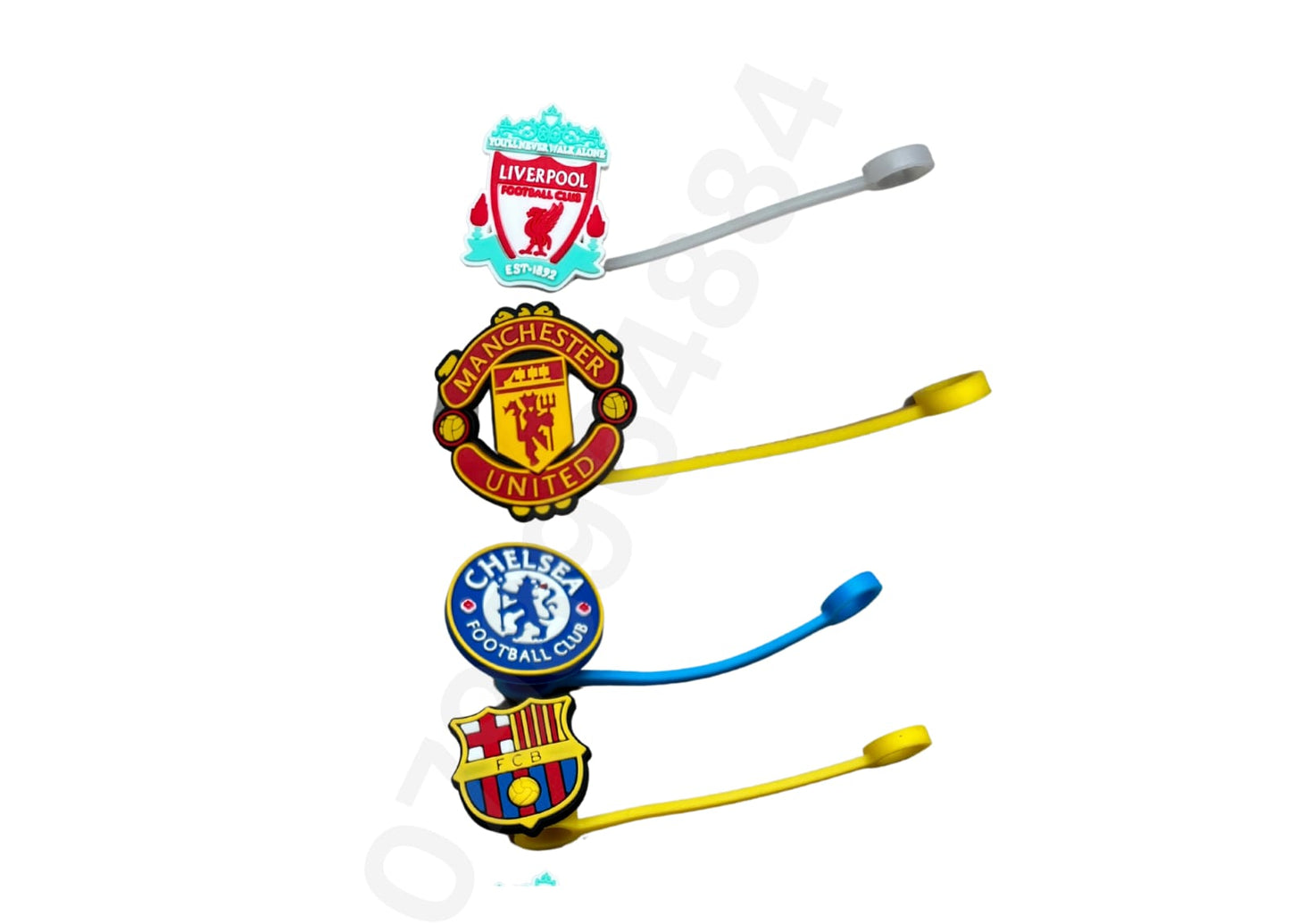 Football Theme  Straw Covers